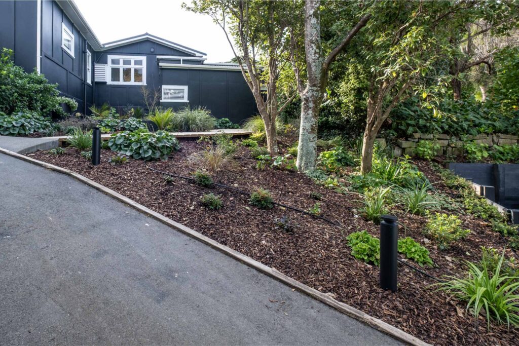 Distinctive Homes and Landscapes - Paremata Road - Front Driveway Entrance AFTER